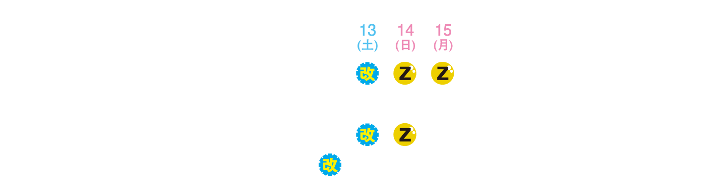 大阪公演タイムテーブル